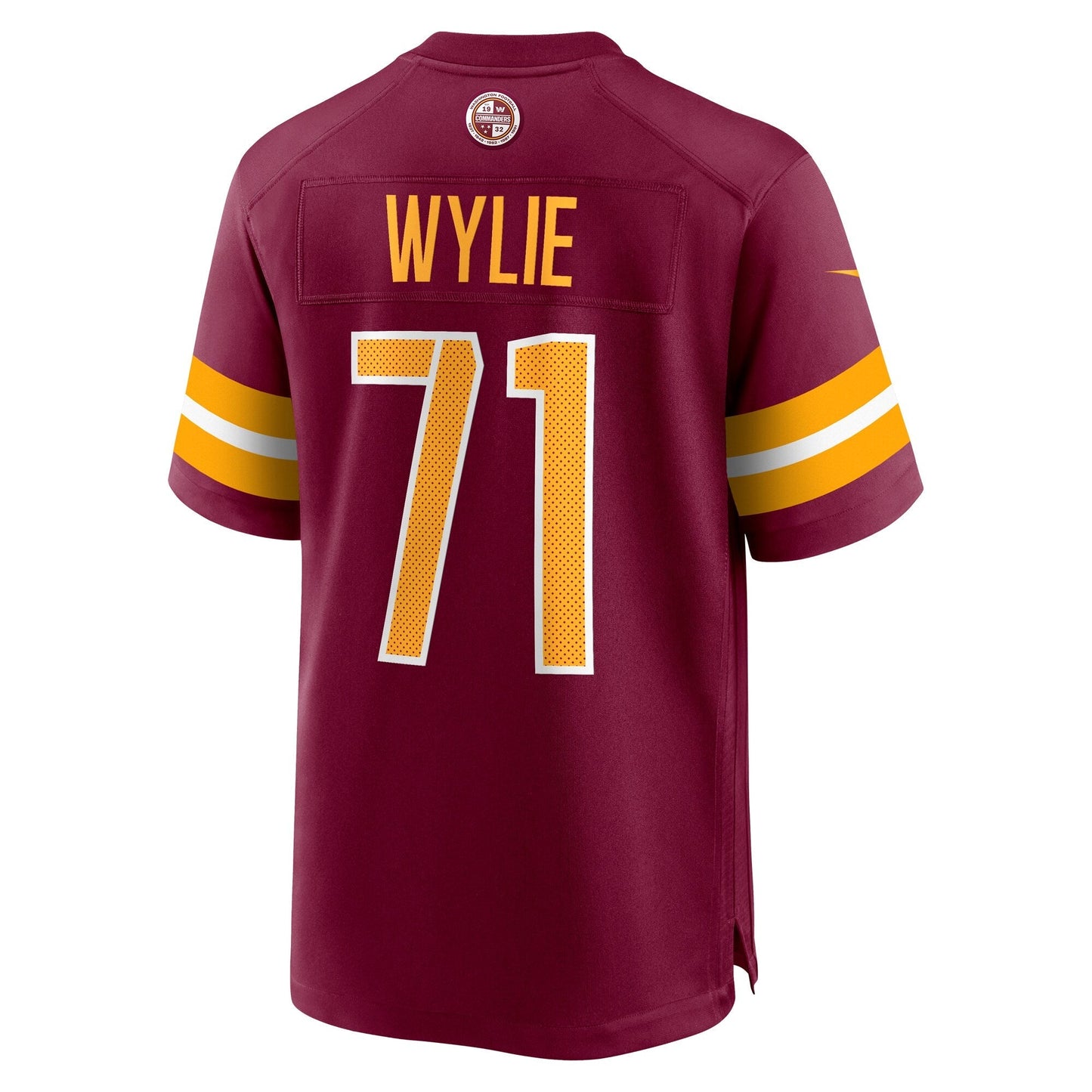 Andrew Wylie Washington Commanders Game Jersey - Burgundy