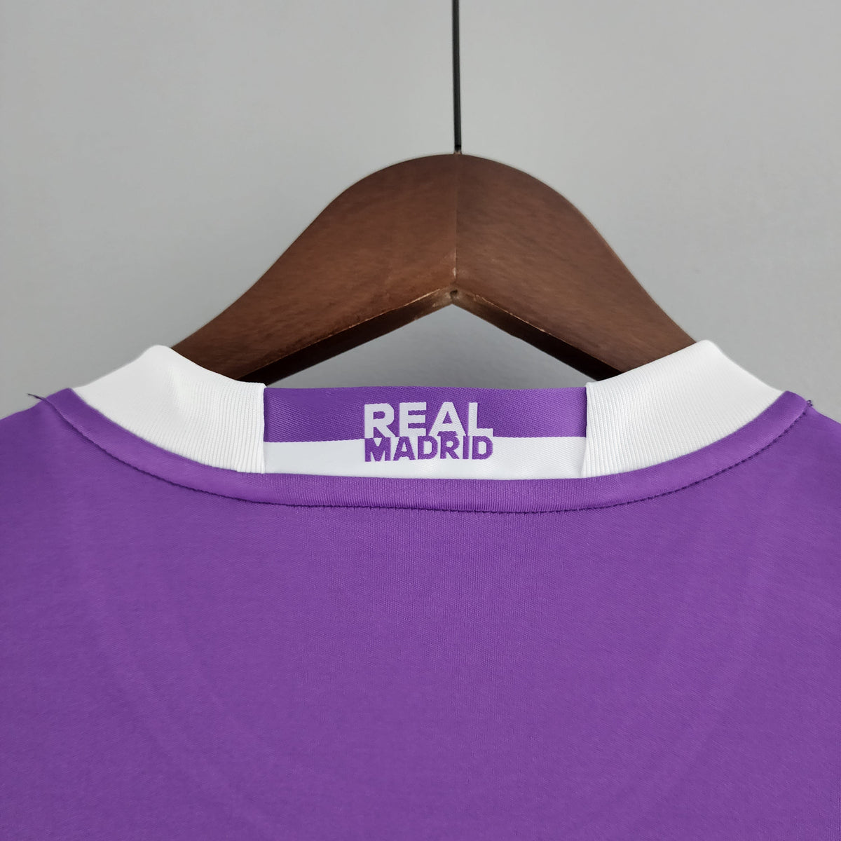 Real Madrid 2016-17 Away Purple Jersey – Adidas Purple White Crew Neck Three Stripes Fly Emirates Climacool Ronaldo Benzema Modric Ramos Bale Kroos Champions League Fan Version Football Shirt