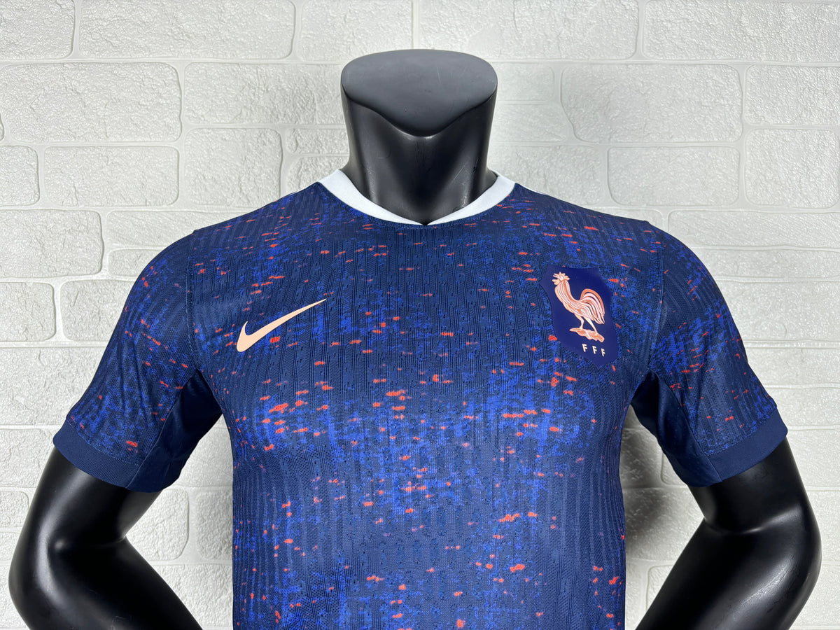 2025-26 France Home Player Version Jersey - Men's