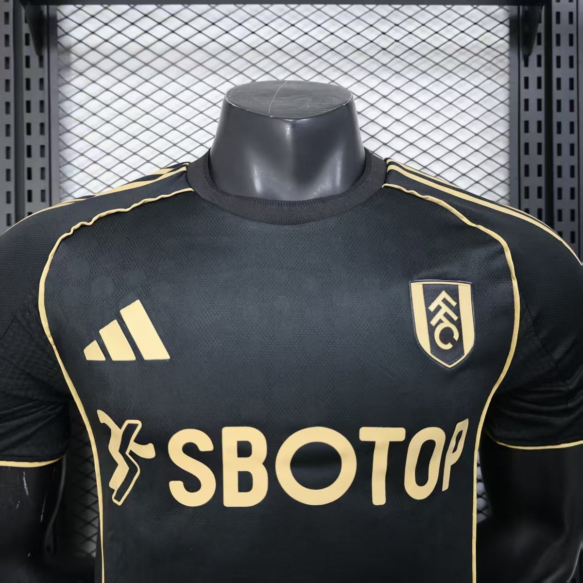 2025-26 Fulham Black Away Player Version Jersey - Men's