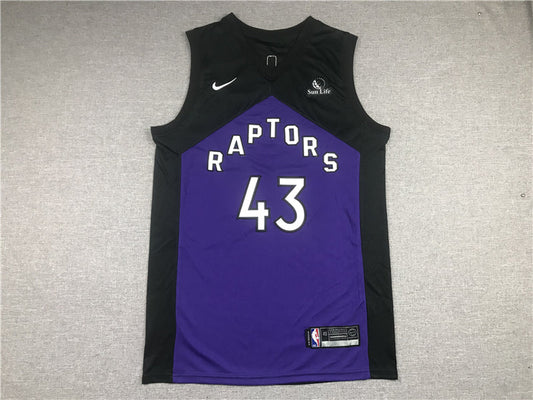 Men's Toronto Raptors Pascal Siakam Black/Purple 2020/21 Swingman Player Jerseys