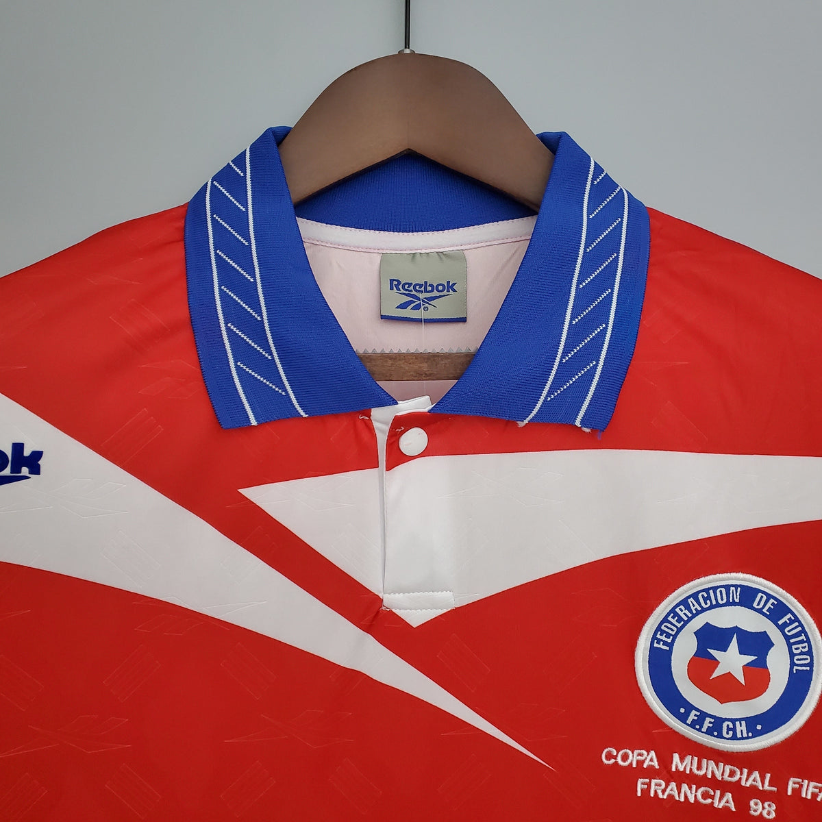 Chile 1998 Home Retro Jersey – France World Cup Reebok La Roja Kit