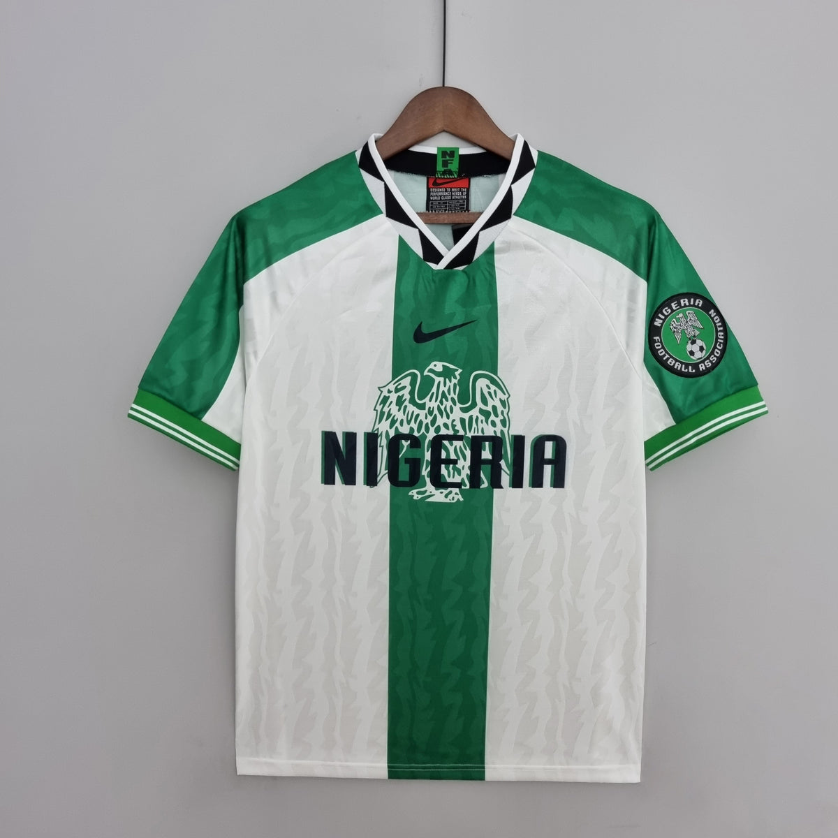 Nigeria 1998 World Cup Away Retro Soccer Jersey – Nike NFF Super Eagles Okocha Kanu Yekini Amokachi Kit