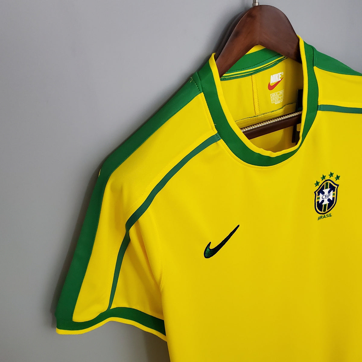 Brazil 1998 Home Retro Jersey – World Cup Final Nike Yellow Kit