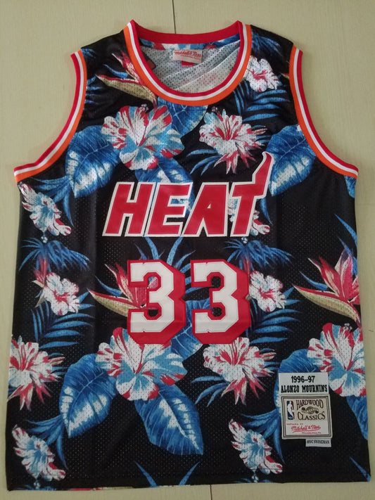 Men's Miami Heat Alonzo Mourning 1996-97 Hardwood Classics Swingman Jerseys