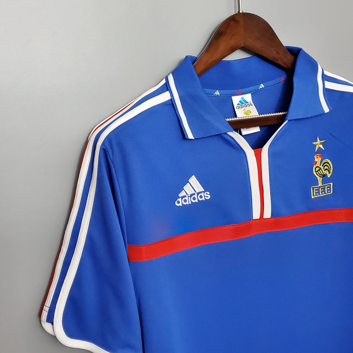 France 2000 Home Retro Jersey – Euro 2000 Winners Adidas Blue One Star Kit | Zidane Era Les Bleus