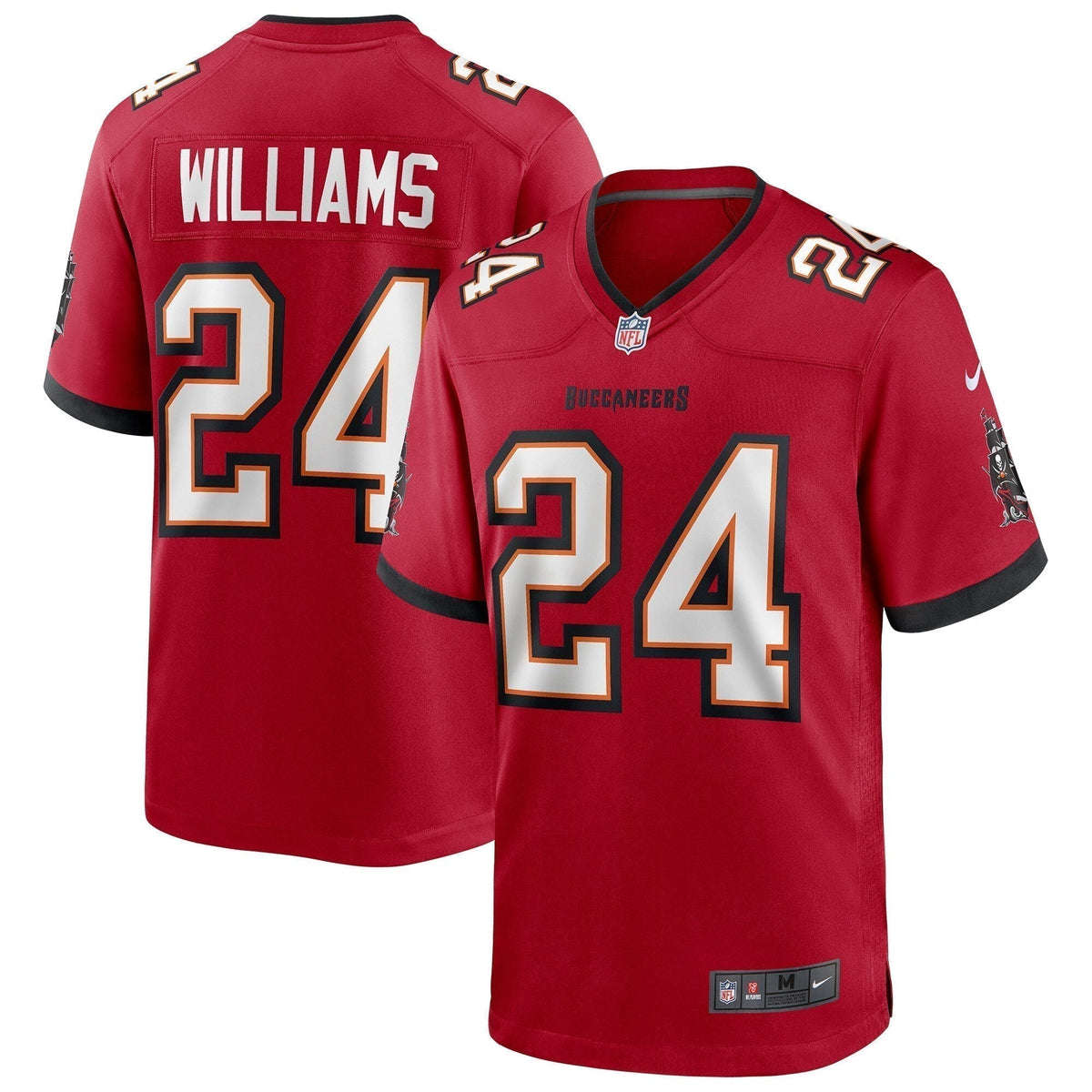 Cadillac Williams Tampa Bay Buccaneers Game Retired   Jersey - Red