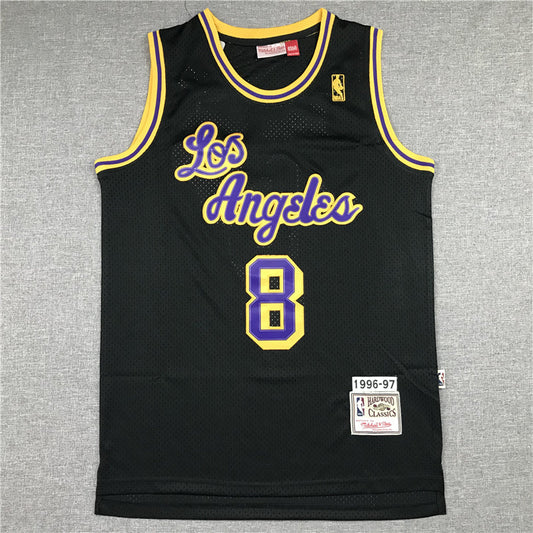 Men's Los Angeles Lakers Kobe Bryant #8 Black Classics Player Jerseys