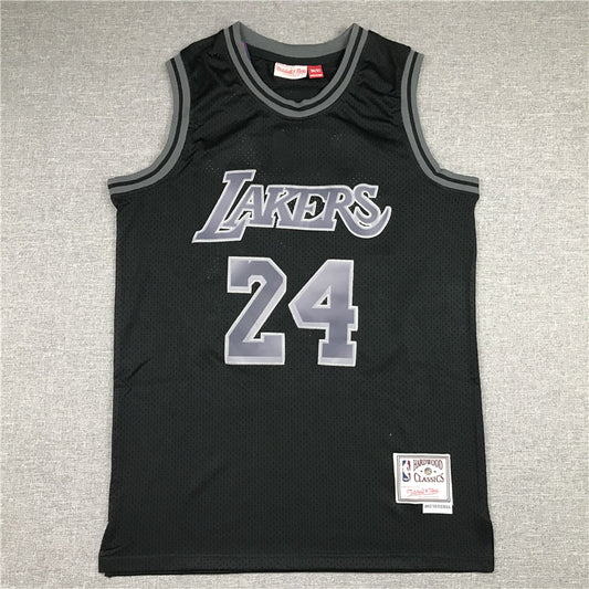 Men's Los Angeles Lakers Kobe Bryant Black Hardwood Classics Swingman Jerseys