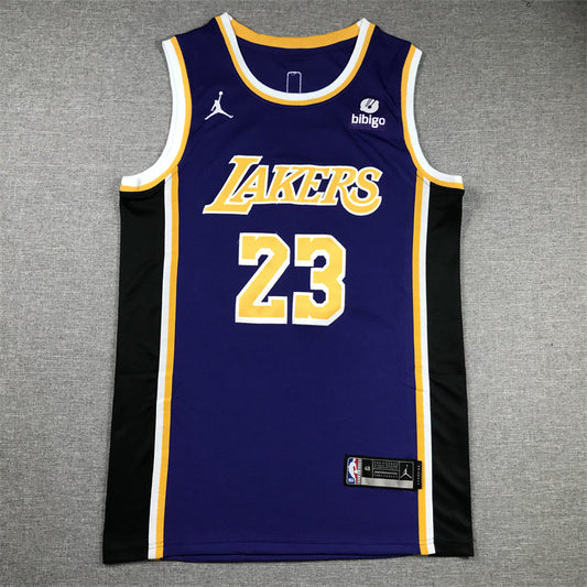 LeBron James #23 Los Angeles Lakers Purple 2022-23 Statement Edition Swingman Jersey – Jordan Brand