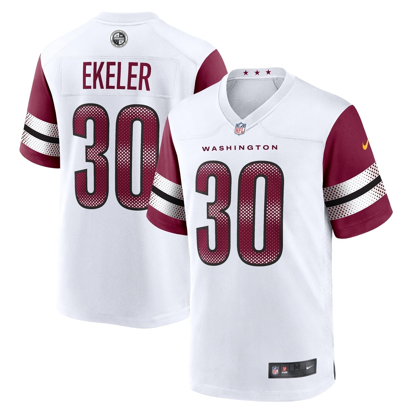 Austin Ekeler Washington Commanders Nike Game Jersey -  White
