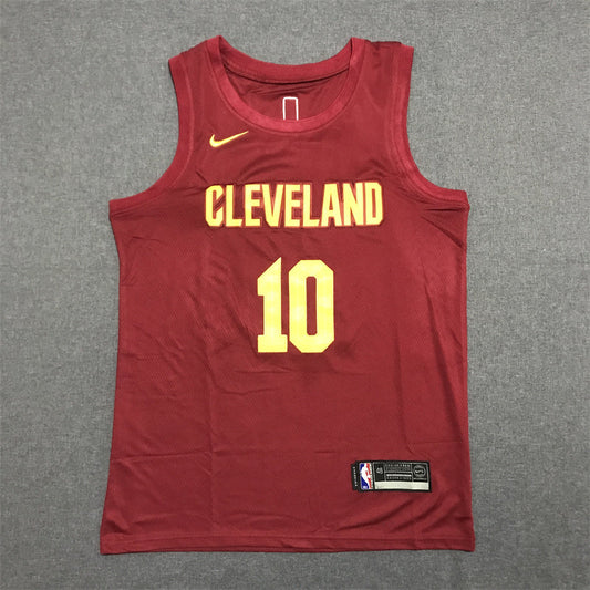 Men's Cleveland Cavaliers Darius Garland #10 Wine Swingman Jerseys - Icon Edition