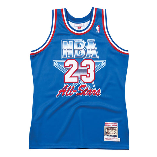 Michael Jordan #23 1993 NBA All-Star Game Mitchell & Ness Royal Blue Hardwood Classics Authentic Jersey