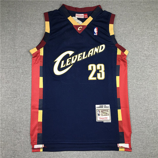 LeBron James #23 Cleveland Cavaliers Navy 2008-09 Mitchell & Ness Hardwood Classics Swingman Jersey