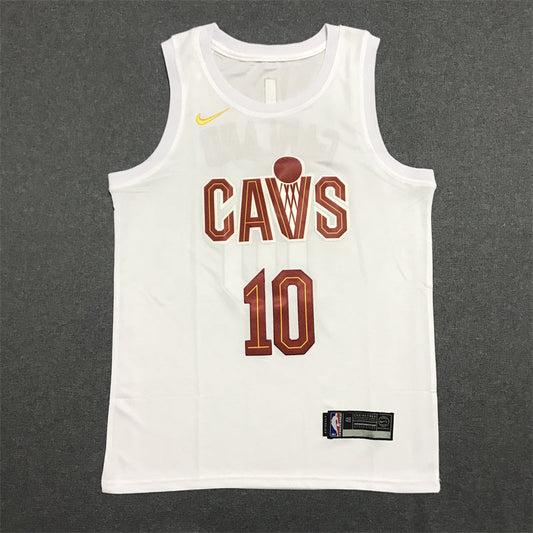 Men's Cleveland Cavaliers Darius Garland #10 White Swingman Jerseys - Association Edition