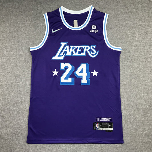 Men's Los Angeles Lakers Kobe Bryant Purple 2021/22 Swingman Jerseys City Edition