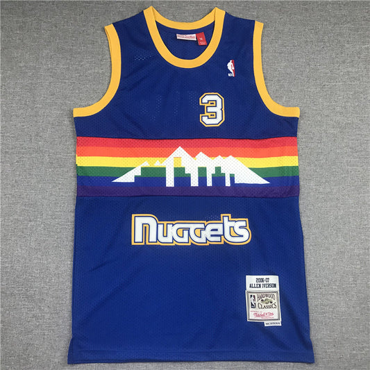 Men's Denver Nuggets Allen Iverson 2006-07 Hardwood Classics Swingman Jerseys